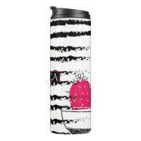 Pink Cactus striped Monogram