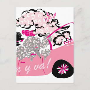 Pink Cadillac Postcard