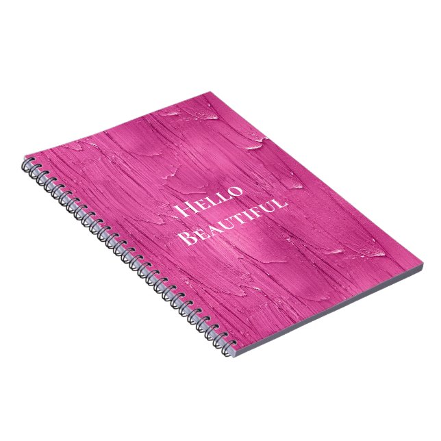 Pink Cake Frosting Notebook (Right Side)