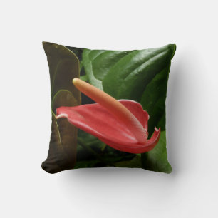 Pink Calla Lily Elegant Floral Cushion