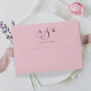 Pink Calligraphy Envelope