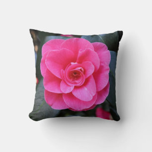 Pink Camellia Cushion