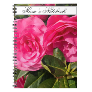 Pink Camellia Notebook
