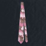 Pink Camo Camouflage  Pattern Tie<br><div class="desc">If you love camo print you'll love this pink camouflage necktie. Wear it as a classic tie or as a belt for women. This design features colors in shades of pink,  dusty rose and reddish brown. Designed by artist ©Susan Coffey.</div>