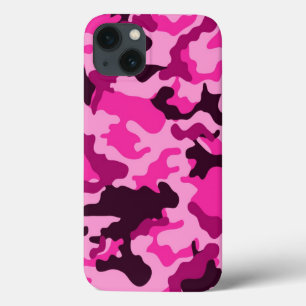 Pink Camo iPhone 13 Case