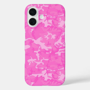 Pink camo iPhone 16 case
