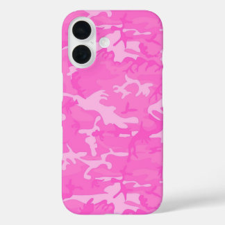 Pink camo iPhone 16 case