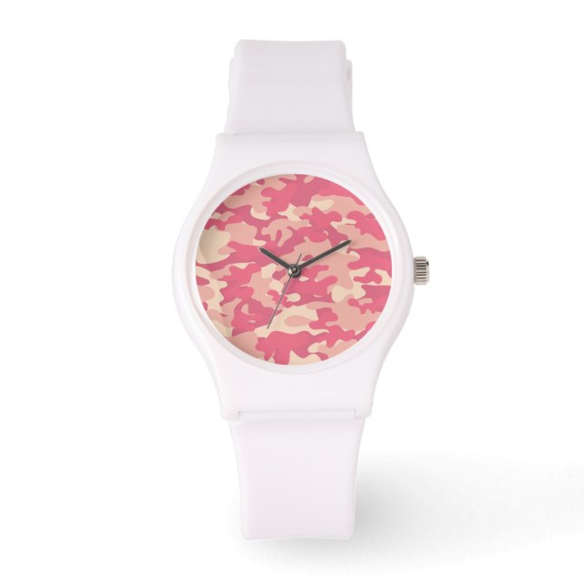 Pink Camo Design Watch (Front)