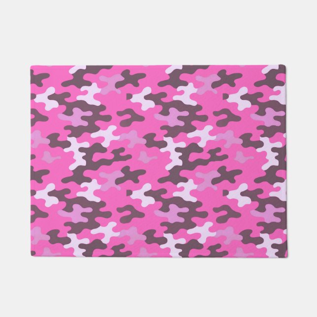 Pink Camo Doormat (Front)