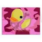 Pink Camo Ducky