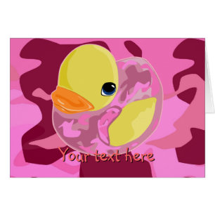 Pink Camo Ducky