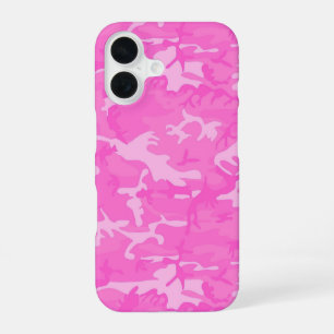 Pink camo iPhone 16 case