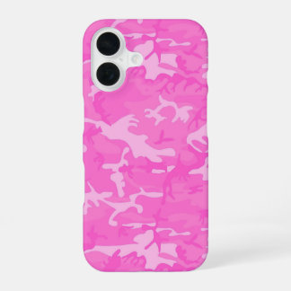 Pink camo iPhone 16 case