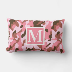 Pink Camo Lumbar Cushion