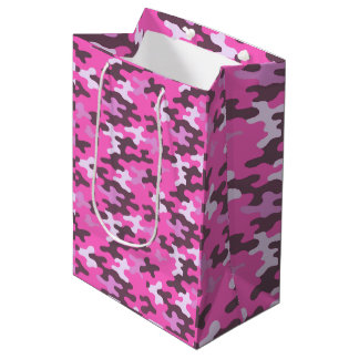 Pink Camo Medium Gift Bag