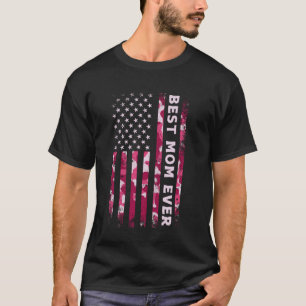 Pink Camo Mummy Mama Mother's Day Best Mum Ever US T-Shirt