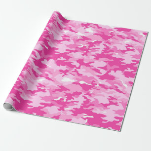 Pink Camo Pattern – Breast Cancer Awareness Wrapping Paper