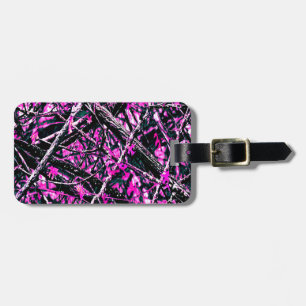 Pink Camo "Real" Luggage Tag