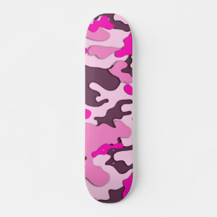 Pink Camo / Skateboard