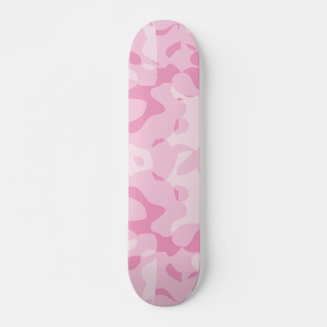 Pink Camo Skateboard (Front)