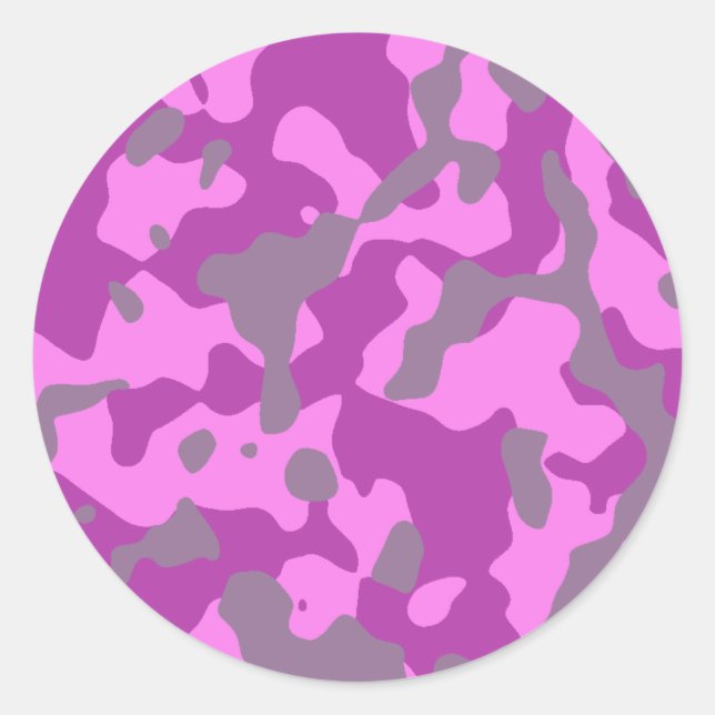 Pink Camo Sticker (Front)