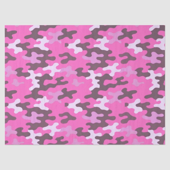 Pink Camo Tissue Paper (Front)