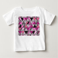 Pink Camo Triangles