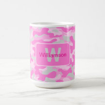 Pink Camo With Personalisation