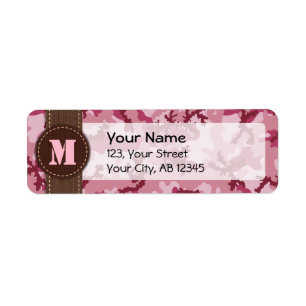 Pink camouflage
