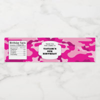 Pink Camouflage birthday party military army camo