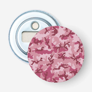 Pink camouflage bottle opener