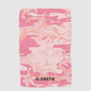 Pink Camouflage. Camo your Golf Towel