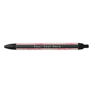 Pink Camouflage, Camouflage, Military, Army Black Ink Pen