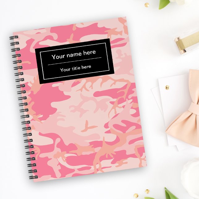 Pink Camouflage, Camouflage, Military, Army Notebook (Creator Uploaded)