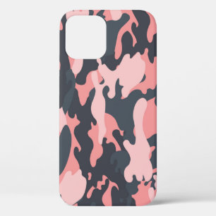 Pink Camouflage: Classic Vintage Pattern iPhone 12 Case