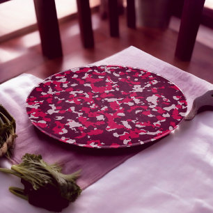 Pink Camouflage Cutting Board