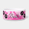 Pink Camouflage Dog Bowl
