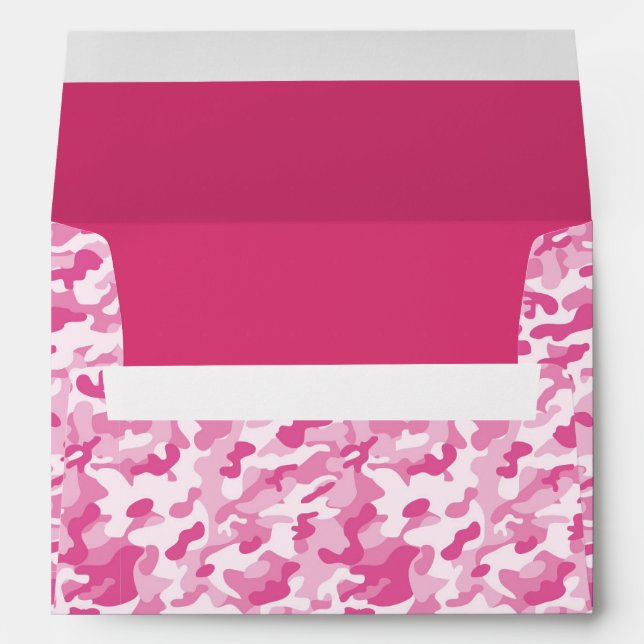 Pink Camouflage - Envelope (Back (Bottom))