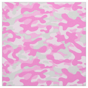 Pink Camouflage Fabric