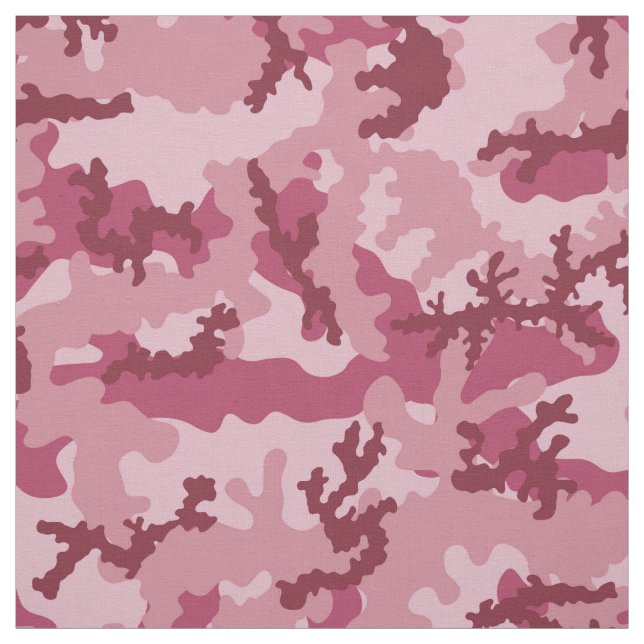 Pink camouflage fabric (Swatch)