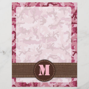 Pink camouflage flyer