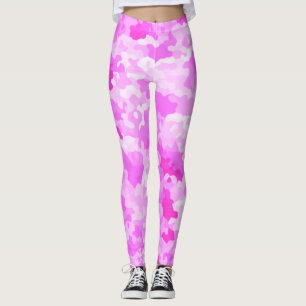 Pink Camouflage Leggings