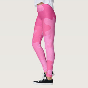 Pink Camouflage Leggings