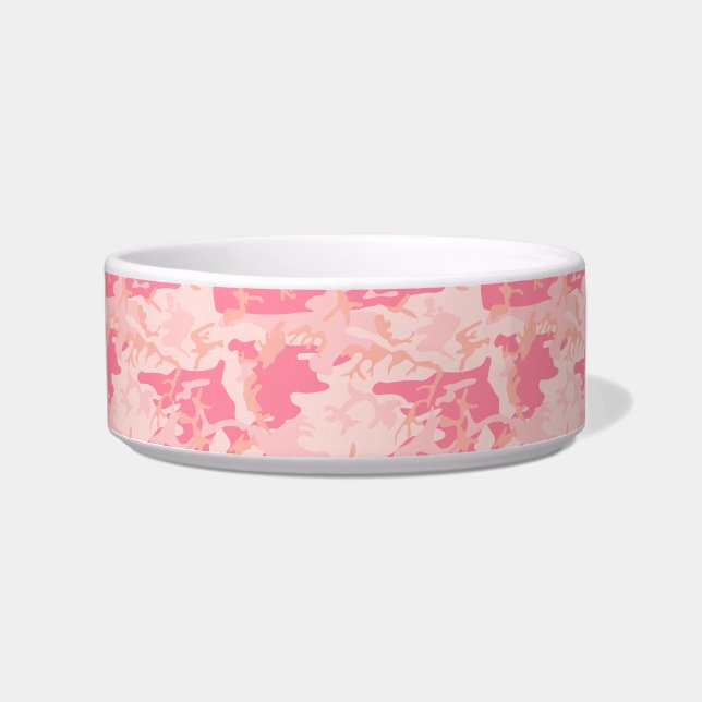 Pink Camouflage, Military, Army Bowl (Front)