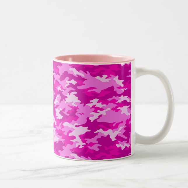 Pink Camouflage Mug (Right)