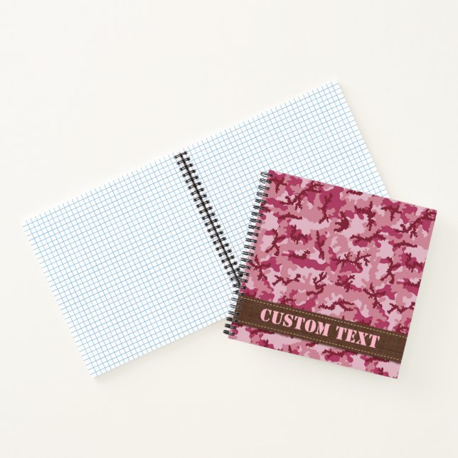 Pink camouflage notebook (Inside)