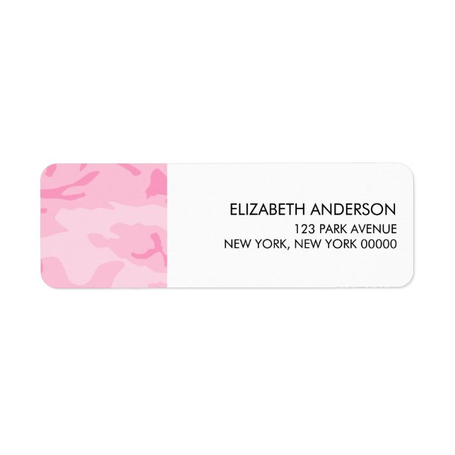 Pink Camouflage Pattern (Front)