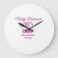 Pink camp bridesmaid add name date year bacheloret
