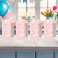 Pink Can Glass Set | Chic Aesthetic Drinkware
