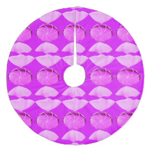 Pink Candy 2 Christmas Tree Skirt